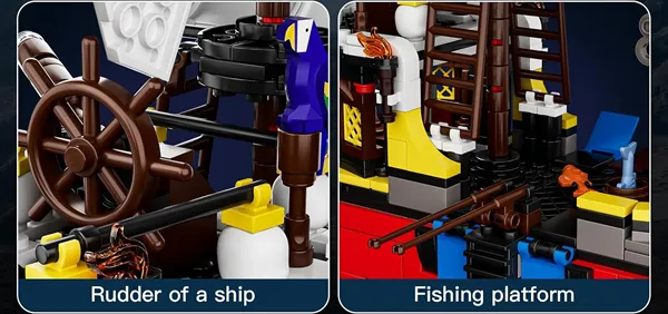 لگو مولد کینگ 10137 کشتی انتقام ریش قرمز RedBeard's Revenge