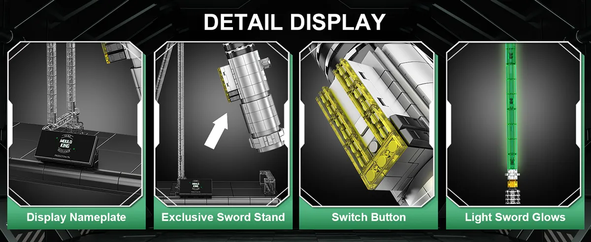 لگو مولد کینگ 10140 شمشیر درخشان Luke Lightsaber چراغ دار