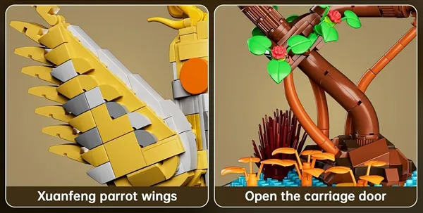 لگو مولد کینگ 10150 طوطی Black Capped Lory