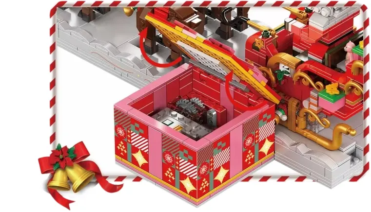 لگو مولد کینگ 10154 سورتمه بابا نوئل Santa Claus Sleigh الکتریکی