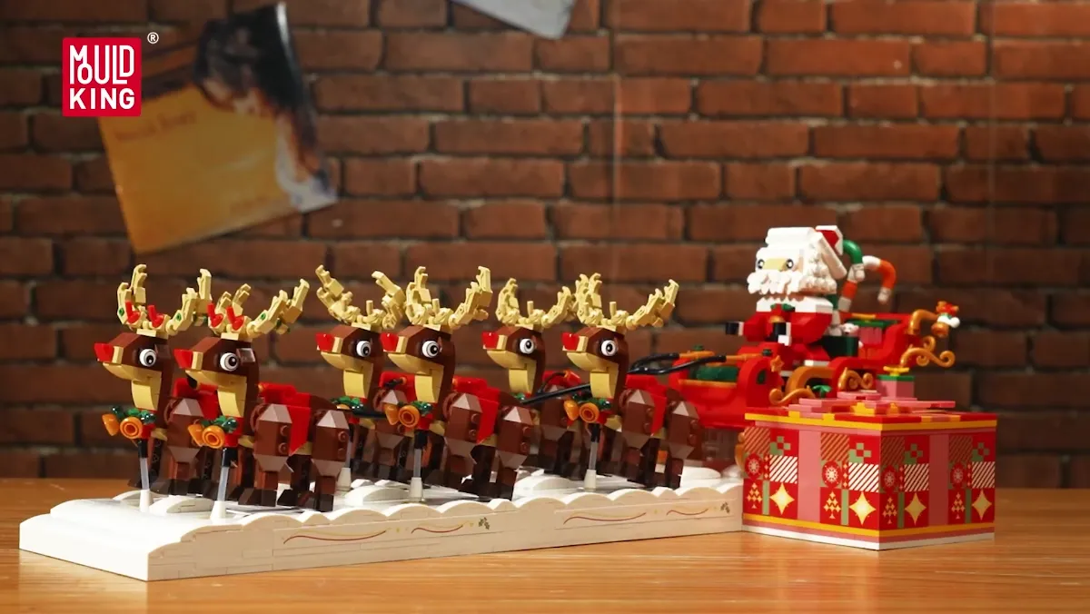 لگو مولد کینگ 10154 سورتمه بابا نوئل Santa Claus Sleigh الکتریکی