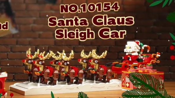 لگو مولد کینگ 10154 سورتمه بابا نوئل Santa Claus Sleigh الکتریکی