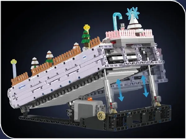 لگو مولد کینگ 10158 پیست اسکی کریسمسی Ski Resort الکتریکی