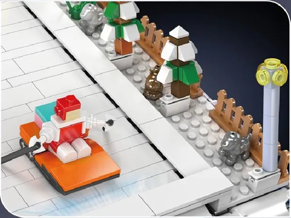 لگو مولد کینگ 10158 پیست اسکی کریسمسی Ski Resort الکتریکی