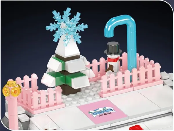 لگو مولد کینگ 10158 پیست اسکی کریسمسی Ski Resort الکتریکی