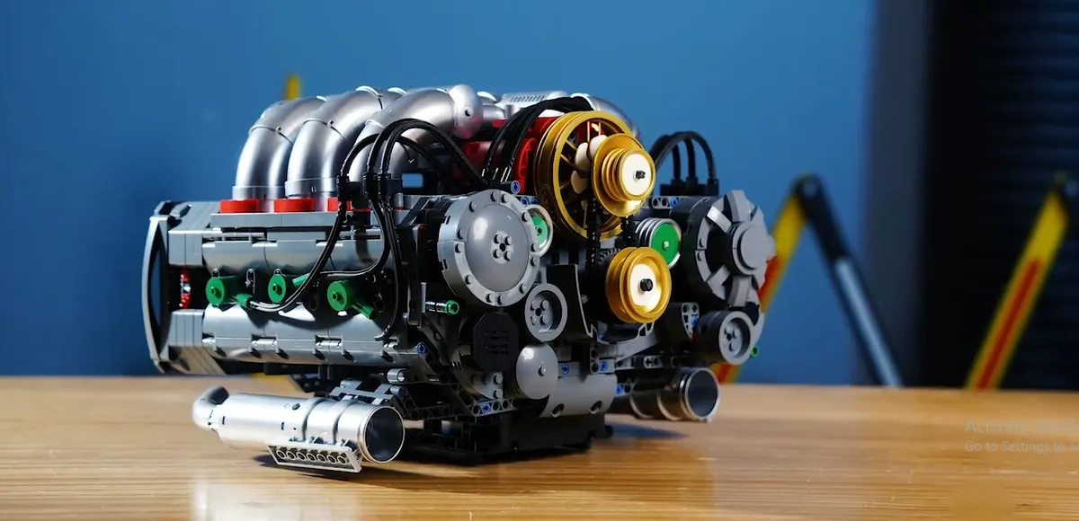 مولد کینگ 10181 موتور 6 سیلندر فلت Flat-Six Engin