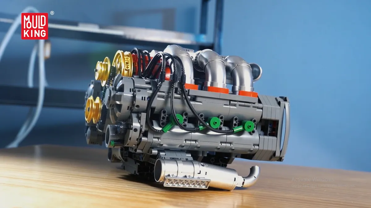 مولد کینگ 10181 موتور 6 سیلندر فلت Flat-Six Engin