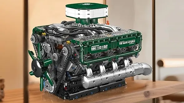 لگو مولد کینگ 10182 موتور 8 سیلندر تانک Tank V8 Engine
