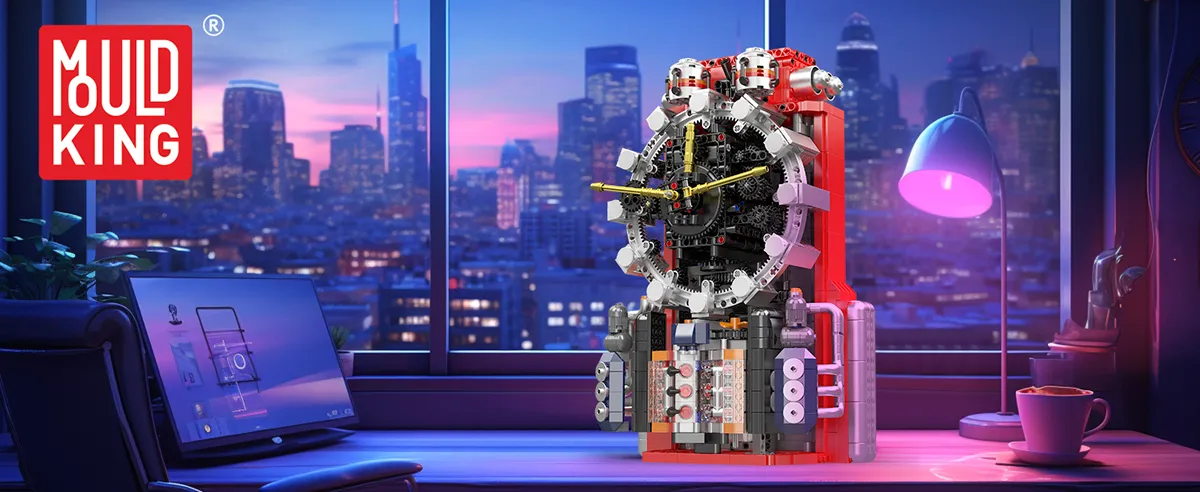 لگو مولد کینگ 10187 ساعت مکانیکی Cyberpunk Mechanical کنترلی 
