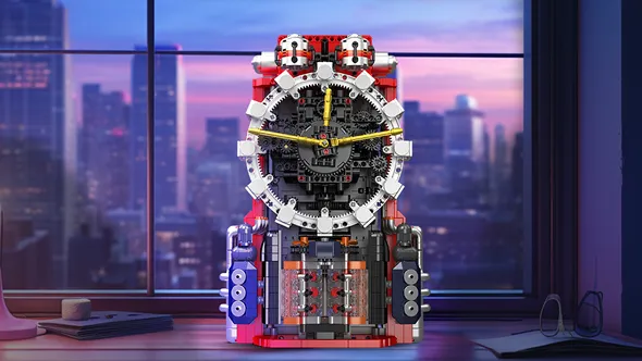 لگو مولد کینگ 10187 ساعت مکانیکی Cyberpunk Mechanical کنترلی 