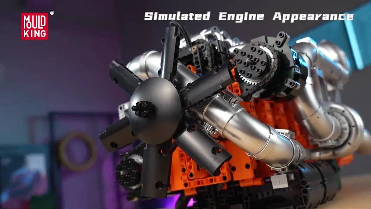 لگو مولد کینگ 10200 موتور کامیون اسکانیا گیربکس scania Truck engine Transmission