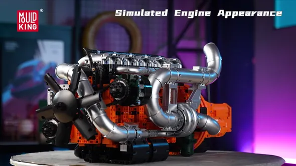 لگو مولد کینگ 10200 موتور کامیون اسکانیا گیربکس scania Truck engine Transmission