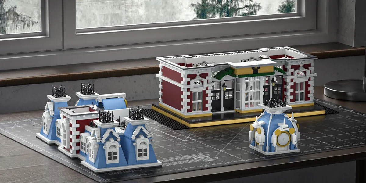 لگو مولدکینگ 11004 ایستگاه سرزمین رویاها the Station of The Dreamland