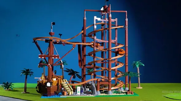 لگو مولد کینگ 11013 ترن هوایی مارپیچ Helix Roller Coaster