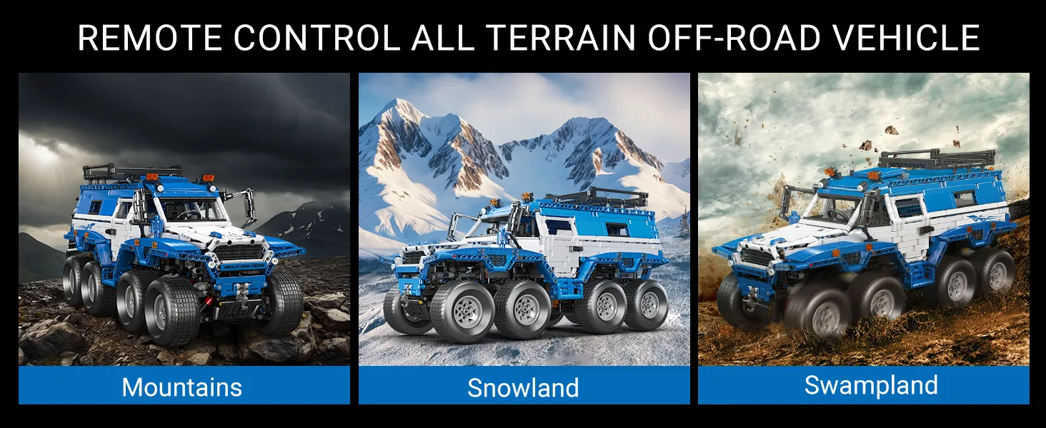 ساختنی مولد کینگ 13089 ماشین آفرود Shaman 8x8 ATV کنترلی