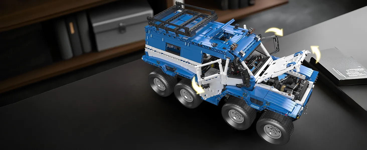 ساختنی مولد کینگ 13089 ماشین آفرود Shaman 8x8 ATV کنترلی