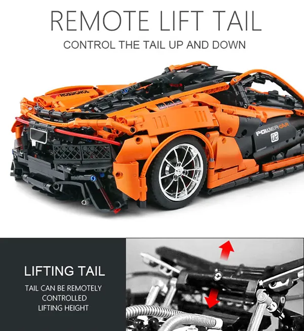 لگو مولدکینگ 13090 ماشین اسپرت McLaren P1 Amber ریموت دار