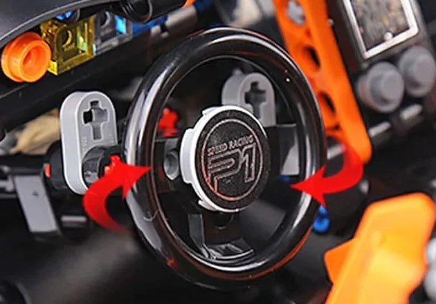 لگو مولدکینگ 13090 ماشین اسپرت McLaren P1 Amber ریموت دار