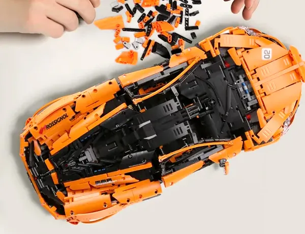لگو مولدکینگ 13090 ماشین اسپرت McLaren P1 Amber ریموت دار