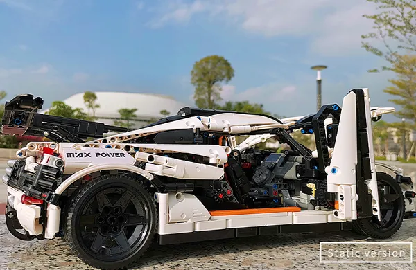 لگو مولدکینگ 13120 ماشین اسپرت Koenigsegg white