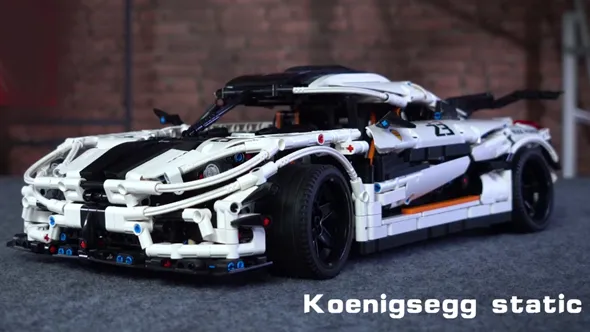 لگو مولدکینگ 13120 ماشین اسپرت Koenigsegg white