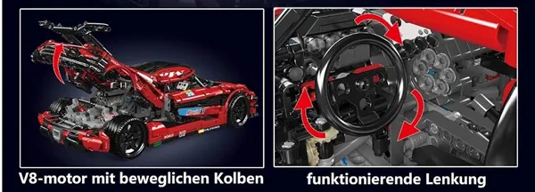 لگو مولدکینگ 13121 ماشین اسپرت Koenigsegg Red