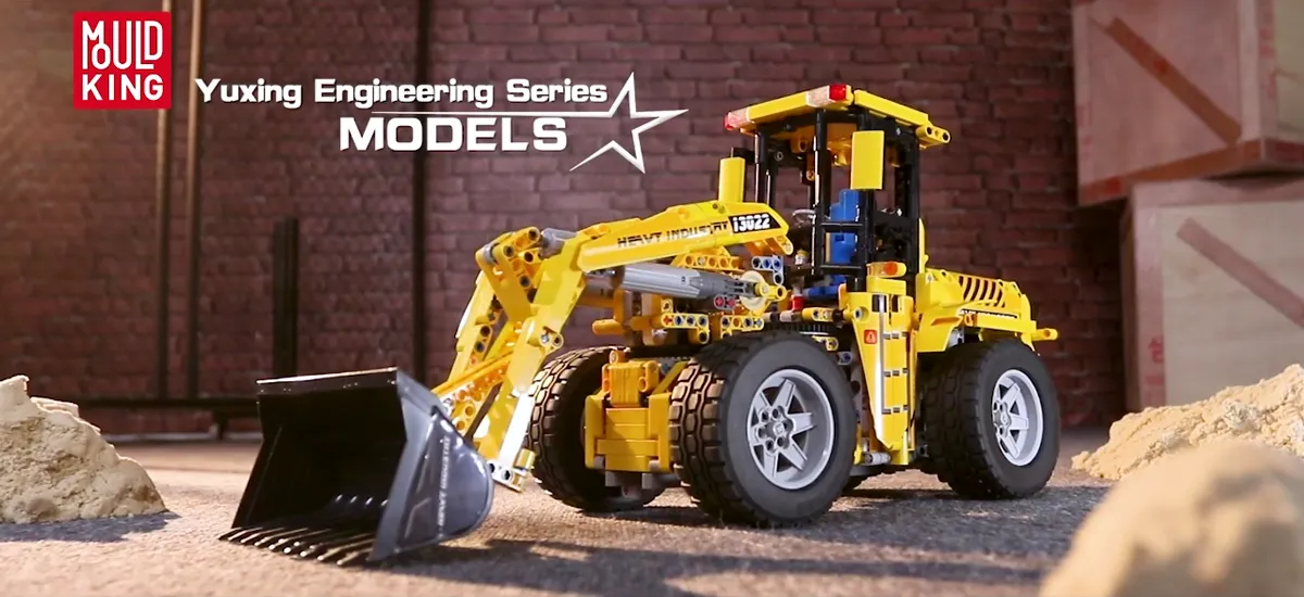 لگو مولدکینگ 13122S ماشین بولدوزر Volvo L350F ریموت دار