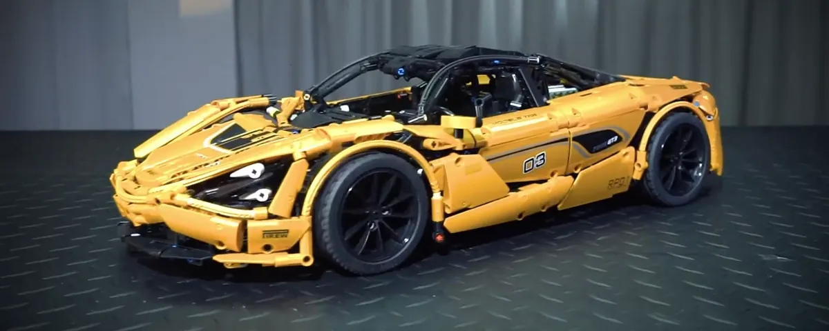 لگو مولدکینگ 13145SD ماشین اسپرت McLaren 720S Golden ریموت دار