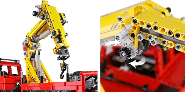 لگو مولدکینگ 13146 ماشین جرثقیل Articulated Logging ریموت دار