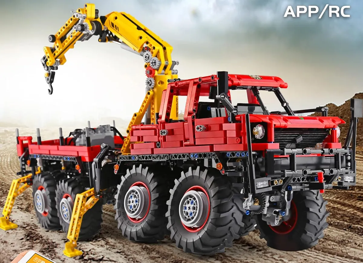 لگو مولدکینگ 13146 ماشین جرثقیل Articulated Logging ریموت دار