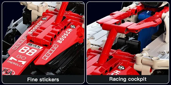 لگو مولدکینگ 13151S ماشین اسپرت A.R.E. F1 Racing Car ریموت دار