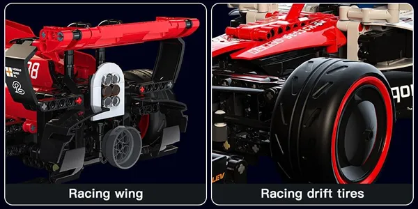 لگو مولدکینگ 13151S ماشین اسپرت A.R.E. F1 Racing Car ریموت دار