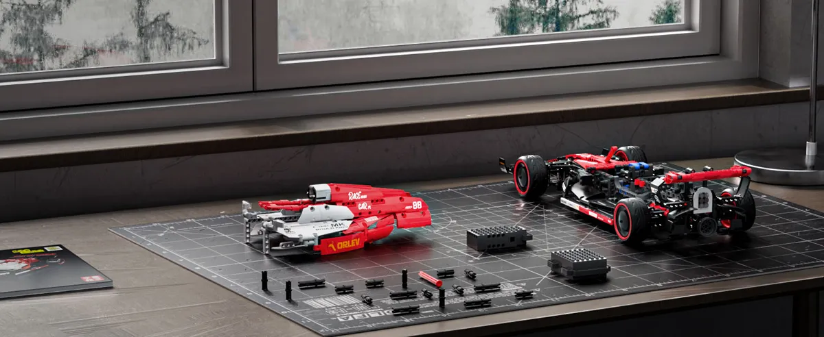 لگو مولدکینگ 13151S ماشین اسپرت A.R.E. F1 Racing Car ریموت دار