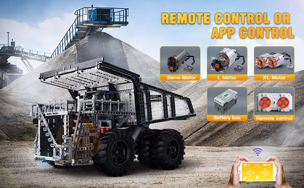 لگو مولدکینگ 13170 ماشین کامیون کمپرسی Mining dump truck