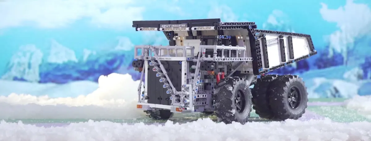لگو مولدکینگ 13170 ماشین کامیون کمپرسی Mining dump truck