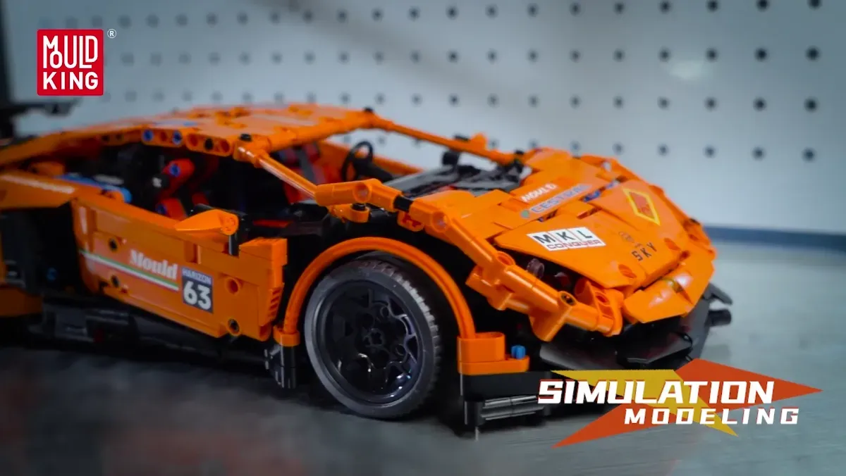 لگو مولدکینگ 13177 ماشین اسپرت Lamborghini Aventador SVJ کنترلی