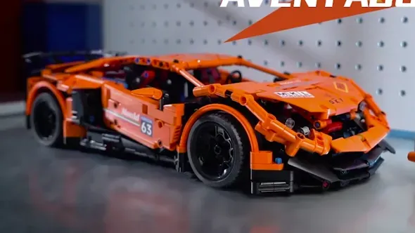 لگو مولدکینگ 13177 ماشین اسپرت Lamborghini Aventador SVJ کنترلی