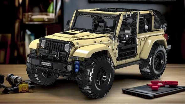 لگو مولدکینگ 13184 ماشین آفرود Jeep Wrangler Off-road ریموت دار