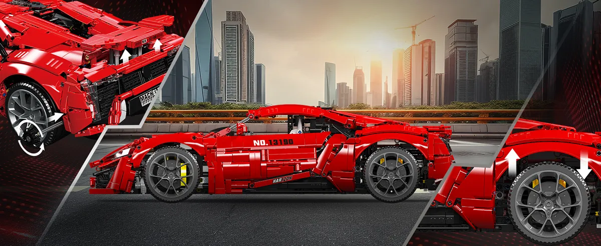 لگو مولدکینگ 13190 ماشین اسپرت W Motors Lykan ریموت دار