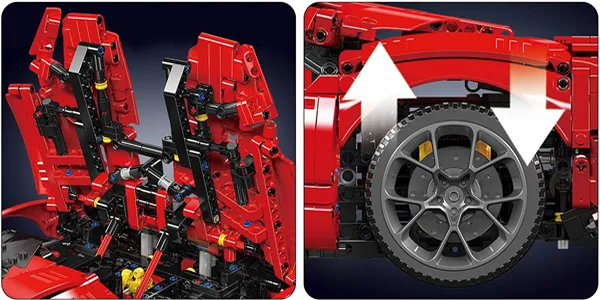 لگو مولدکینگ 13190 ماشین اسپرت W Motors Lykan ریموت دار