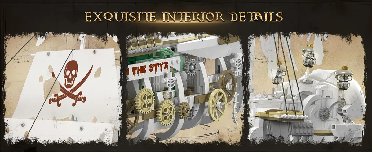 لگو مولدکینگ 13193 کشتی دزدان دریایی استیکس Styx Pirate Ship