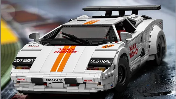 لگو مولدکینگ 13194 ماشین اسپرت Lamborghini Countach white ریموت دار