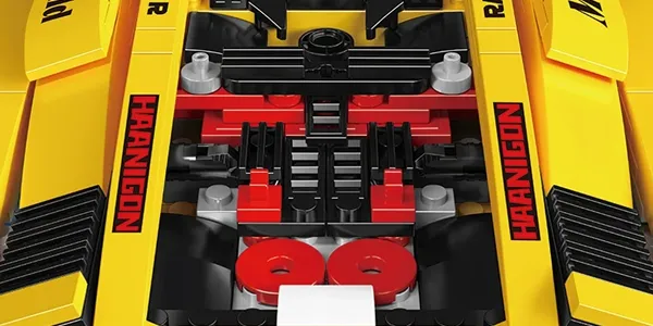 لگو مولدکینگ 13194 ماشین اسپرت Lamborghini Countach yellow ریموت دار