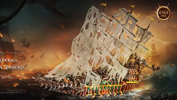 لگو مولدکینگ 13197 کشتی افسانه هلندی پرنده The Flying Dutchman