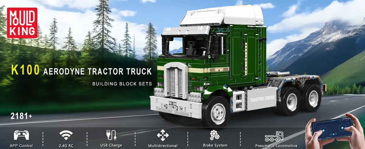 مولد کینگ 13202 ماشین کامیون تراکتور K100 Truck کنترلی