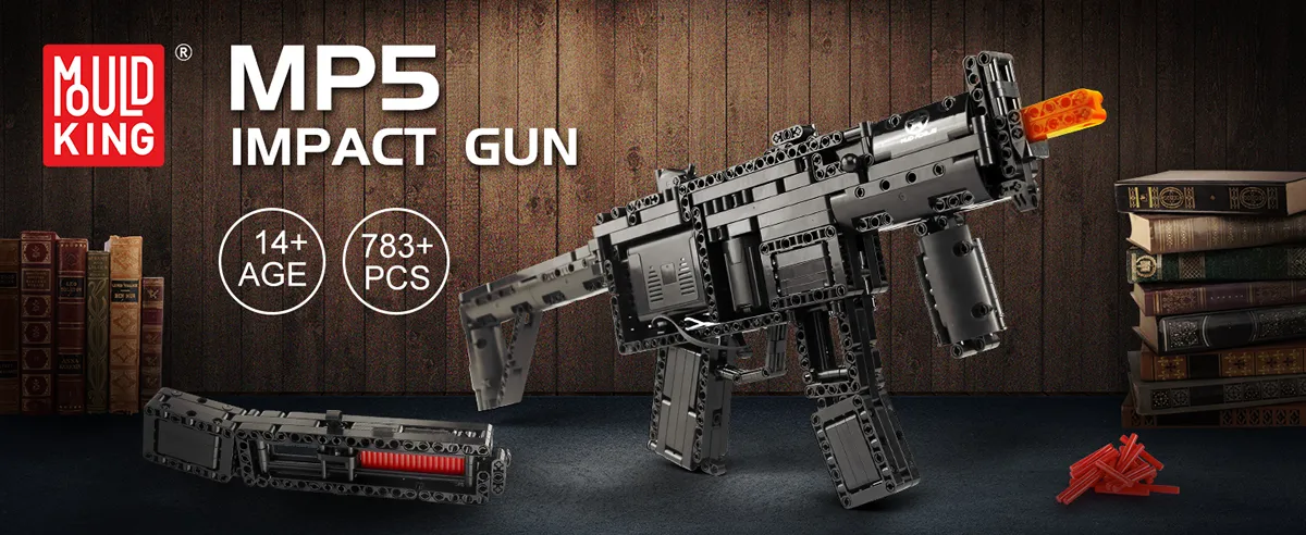 لگو مولدکینگ 14001 تفنگ مسلسل MP5 Submachine Gun