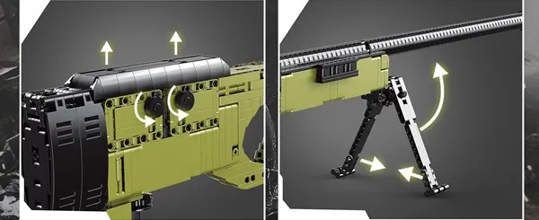 لگو مولدکینگ 14010 تفنگ تک تیرانداز AWM Sniper Rifle