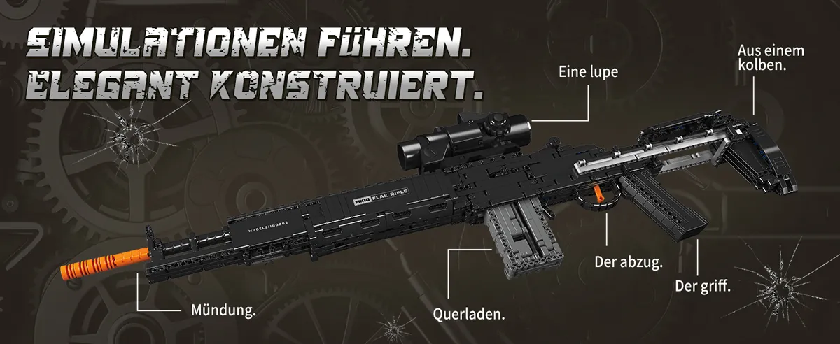 مولد کینگ 14026 تفنگ تک تیرانداز MK14 Rifle