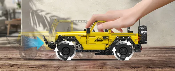 لگو مولدکینگ 15058 ماشین آفرود Jeep Wrangler عقب کش