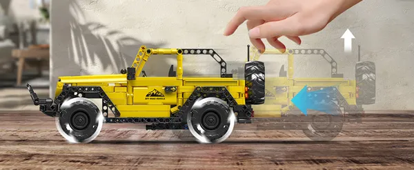 لگو مولدکینگ 15058 ماشین آفرود Jeep Wrangler عقب کش